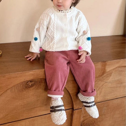 Dětské manšestrové kalhoty