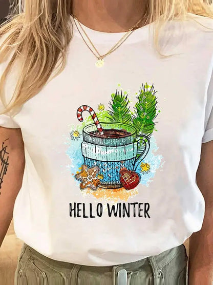 Dámské vánoční triko