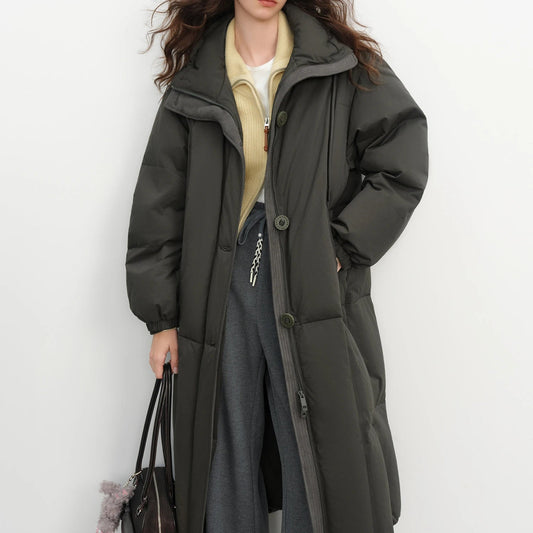 Dámská dlouhá zimní bunda