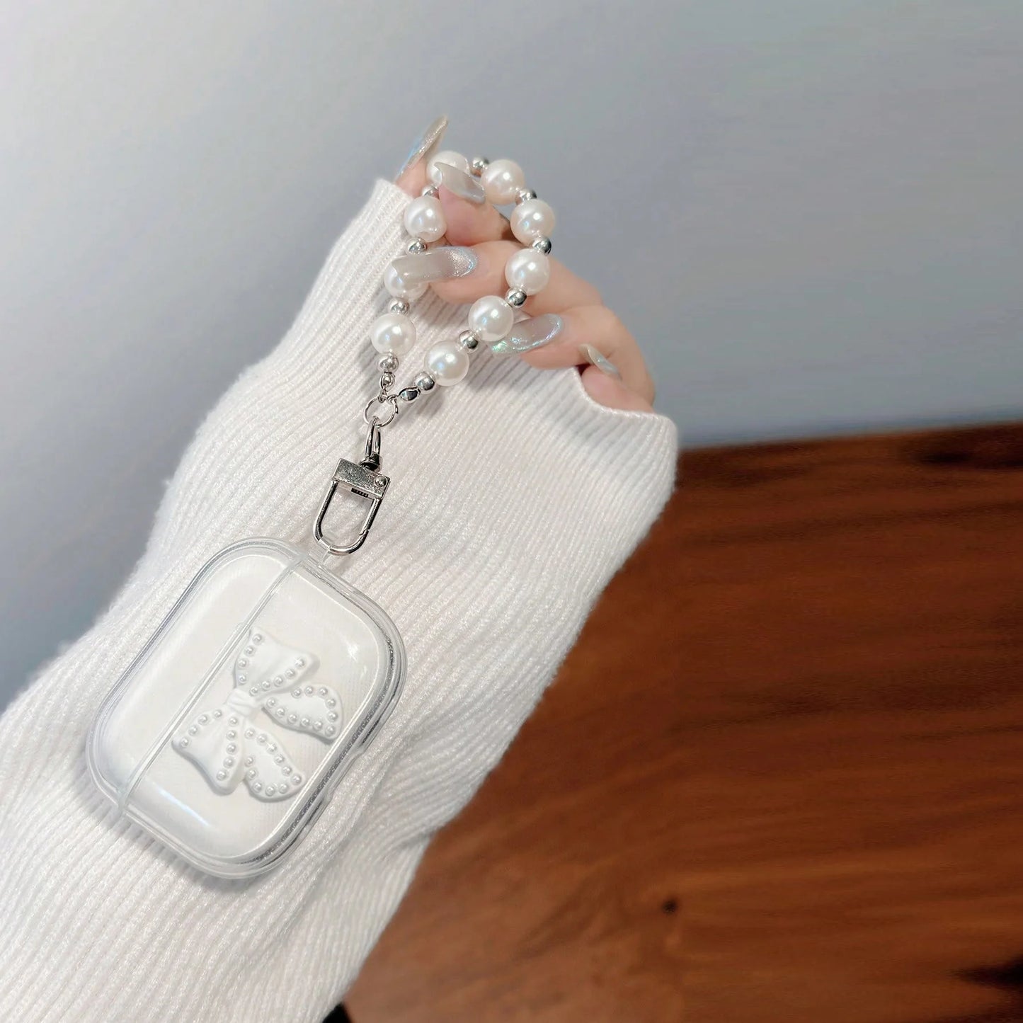 Obal na Airpods s mašlí
