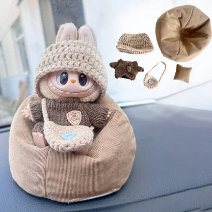 Háčkovaný outfit Labubu