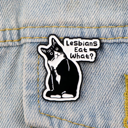 Odznak Lesbians eat what