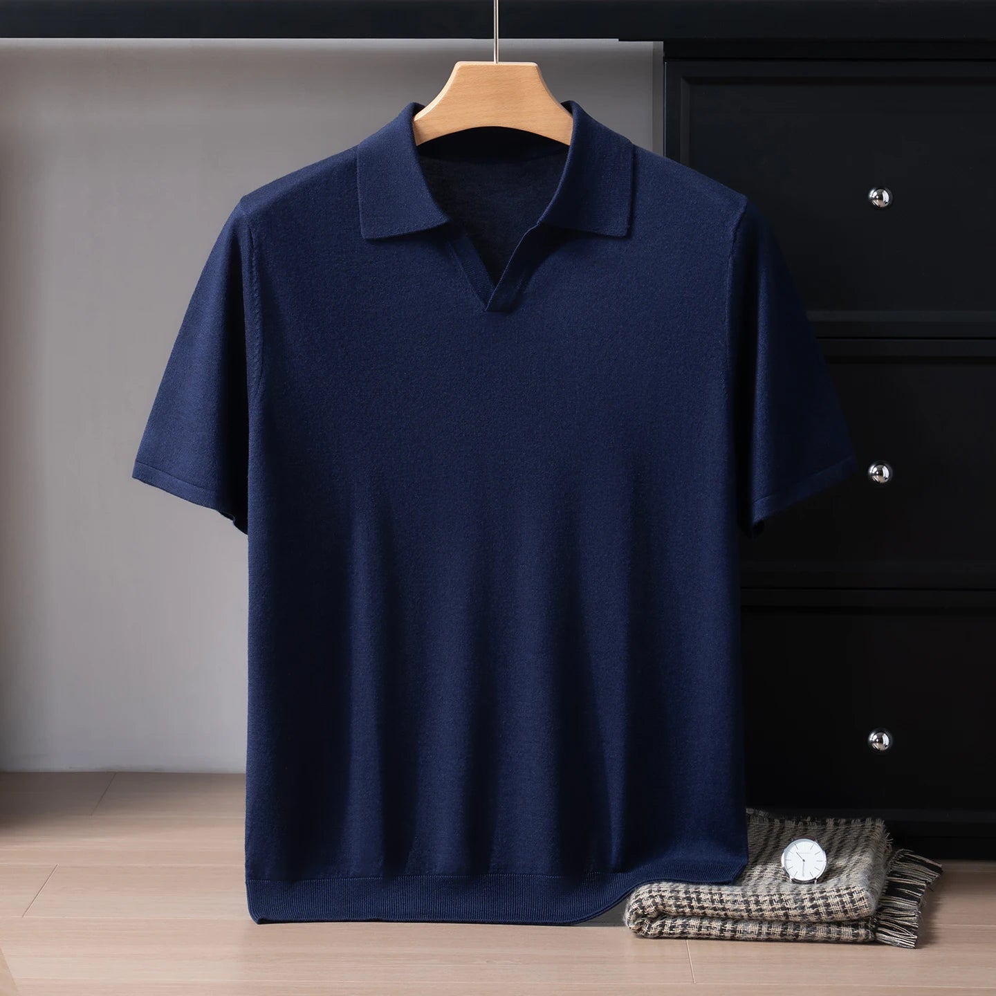 Pánské polo s kašmírem