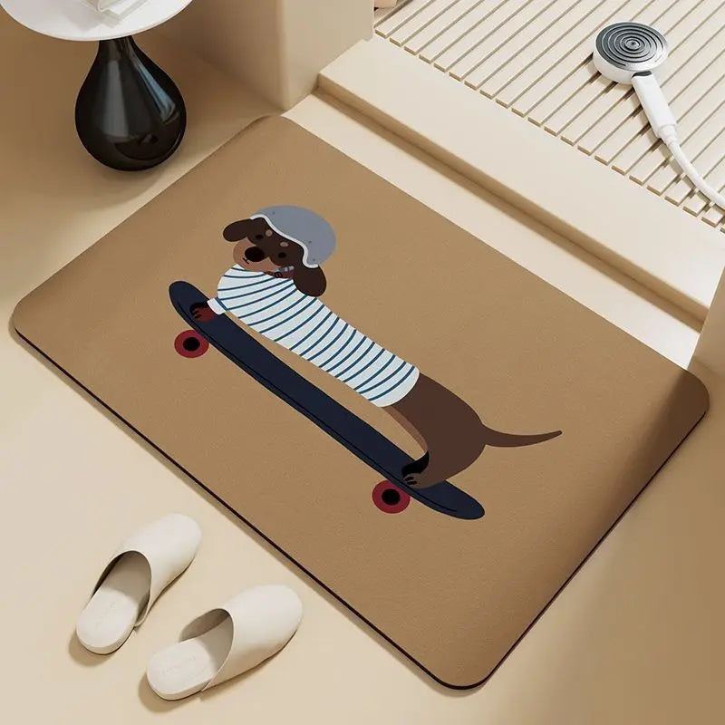 Předložka do koupelny Dachshund