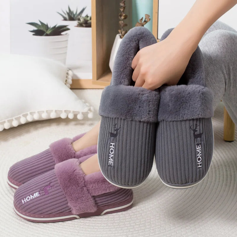 Unisex teplé papuče