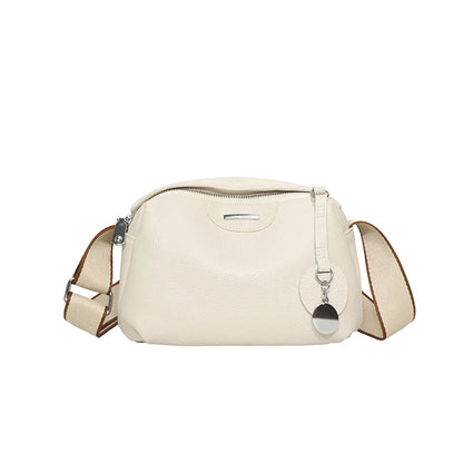 Dámská kožená crossbody kabelka