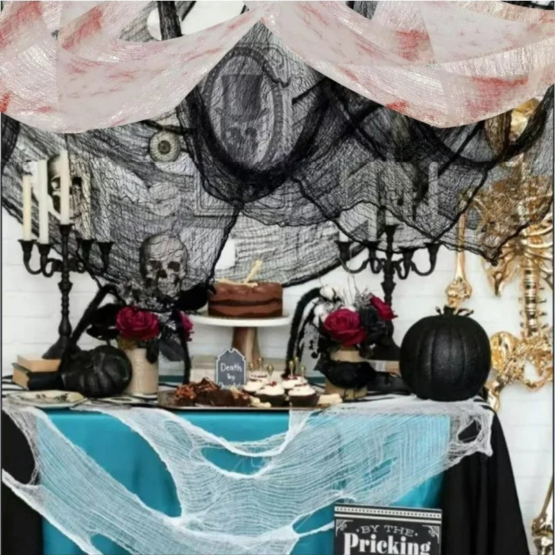 Halloweenská dekorace pavučina