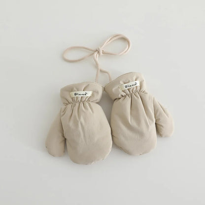 Dětské palčáky s provázkem