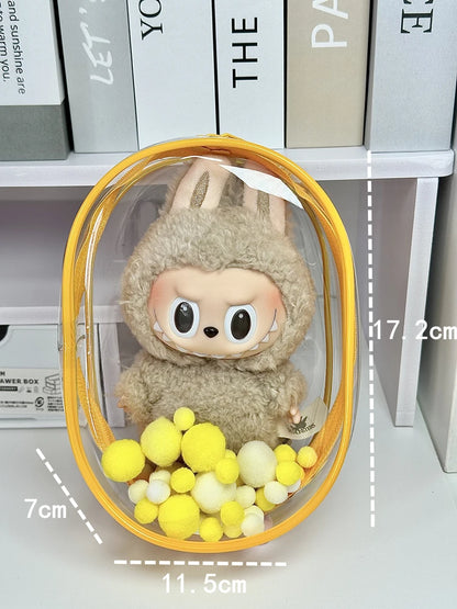 Transparentní taška na Labubu