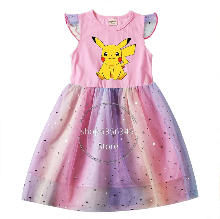 Dívčí šaty Pokémon