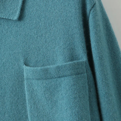 Pánský kašmírový kardigan s knoflíky