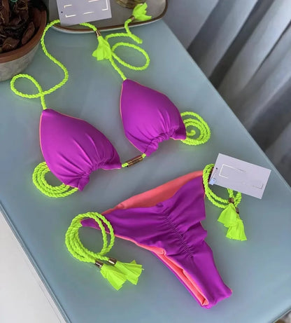 Dámské barevné bikiny