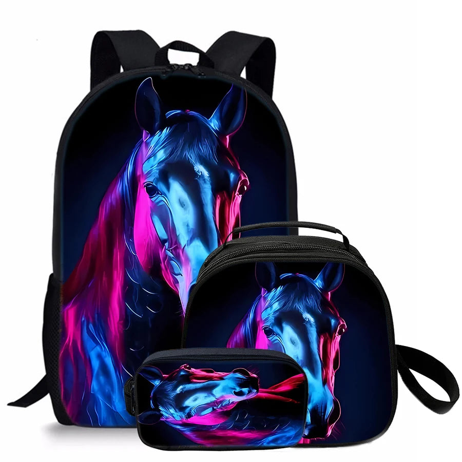 Set batohu s koněm