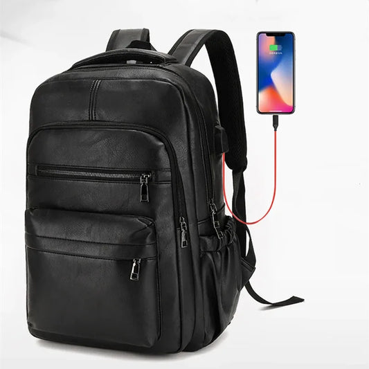 Kožený batoh pro pány