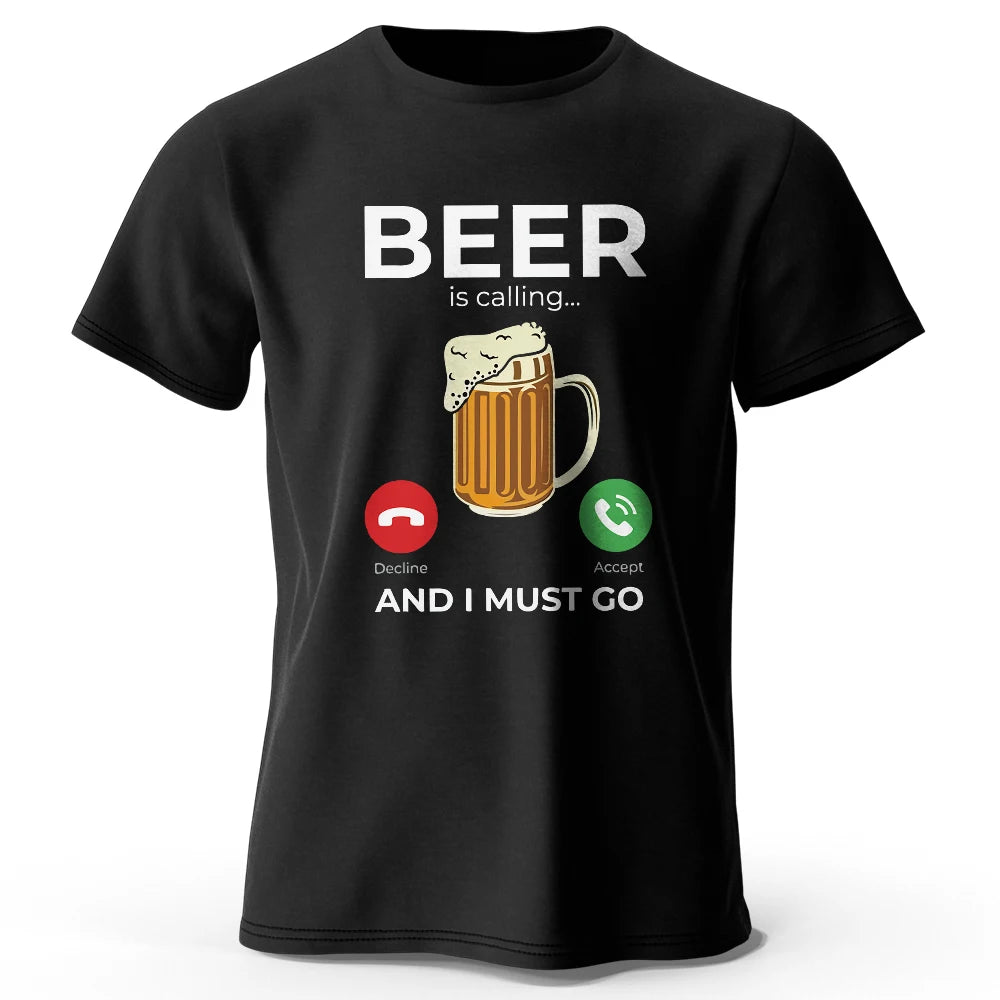 Pánské triko Beer Is Calling