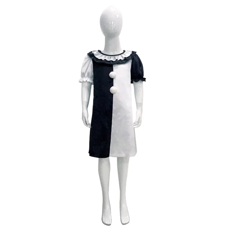 Dětský kostým černobílého klauna