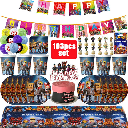 Dekorace na oslavu Roblox