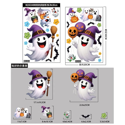 Dekorace na sklo Halloween