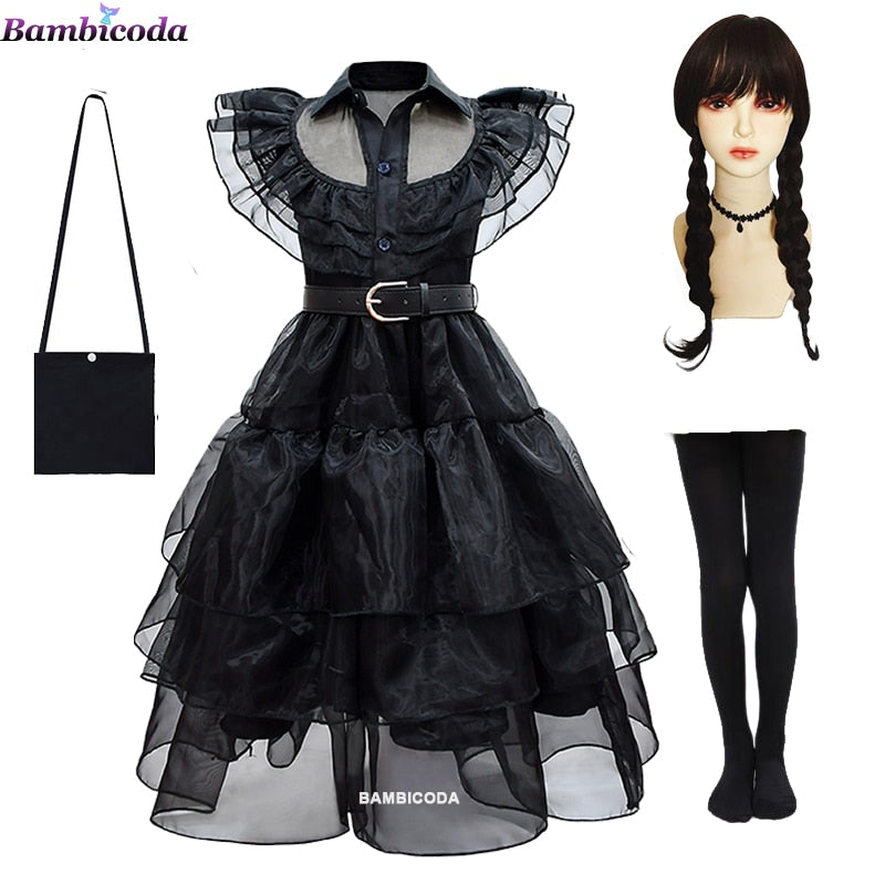 Dívčí kostým Wednesday