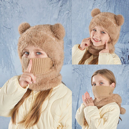 Dětská chlupatá balaclava