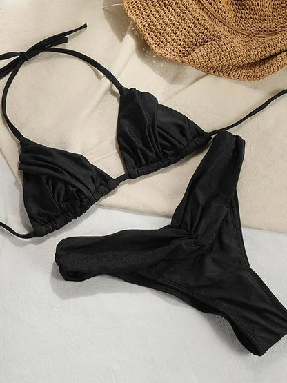 Jednobarevné bikiny
