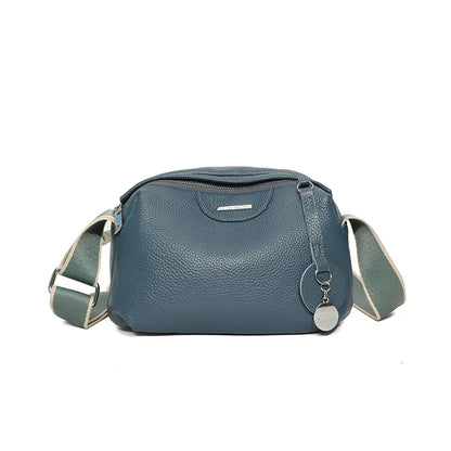 Dámská kožená crossbody kabelka