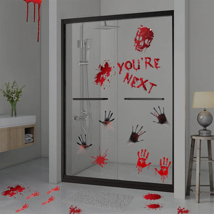 Halloweenské krvavé dekorace