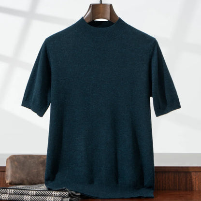 Pánské vlněné triko s roláčkem