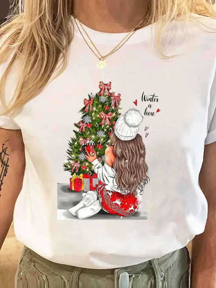 Dámské vánoční triko