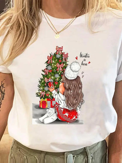 Dámské vánoční triko