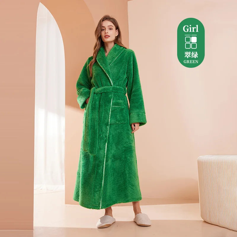 Unisex fleece župan