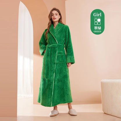 Unisex fleece župan