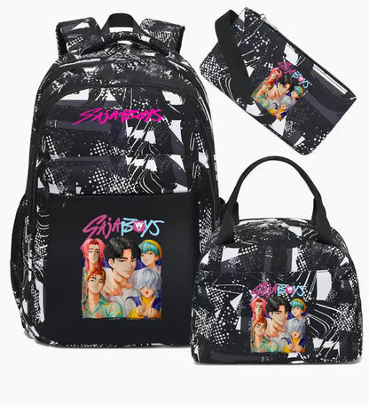 Školní set batohu Kpop Saja boys