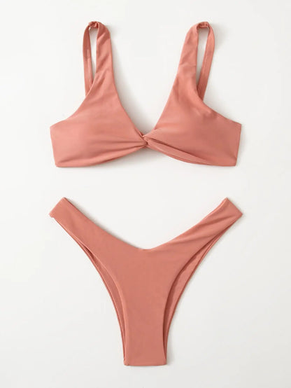 Dámské jednobarevné bikiny
