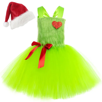Dívčí šaty Grinch