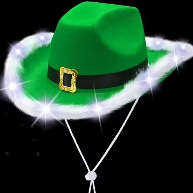 Vánoční kovbojský klobouk