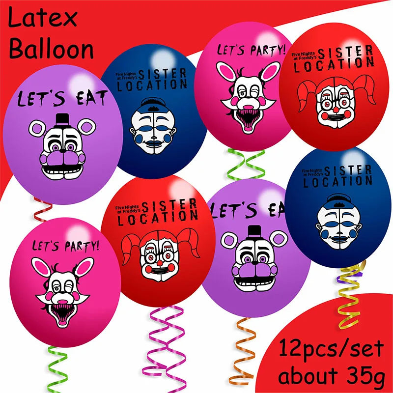 Dekorace na oslavu FNAF