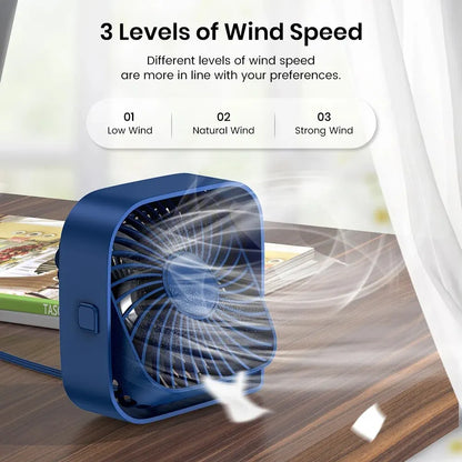 Mini přenosný ventilátor