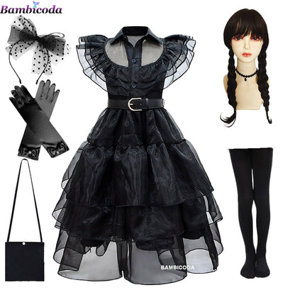 Dívčí kostým Wednesday