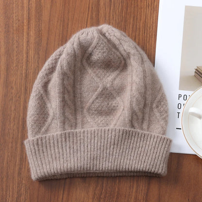 Dámská čepice z merino vlny