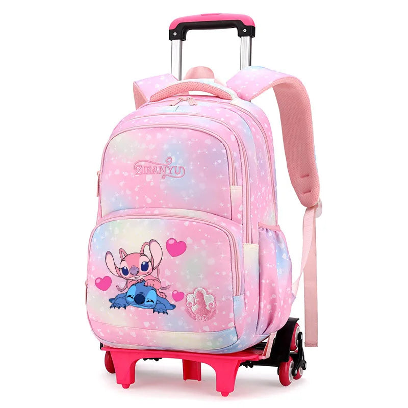 Batoh s potiskem Stitch na kolečkách