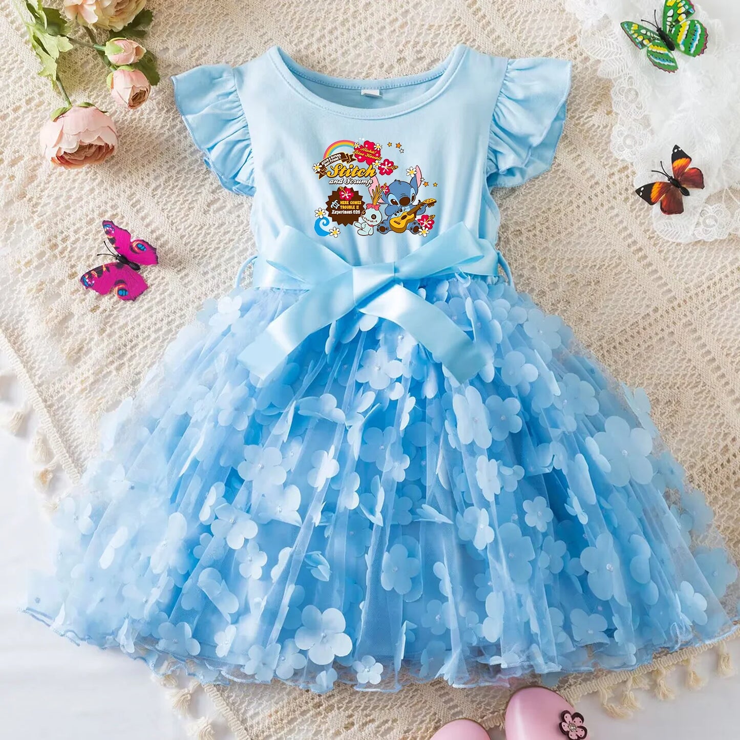 Dívčí šaty Stitch