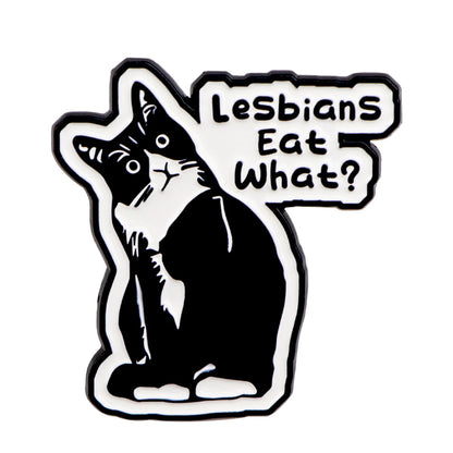 Odznak Lesbians eat what