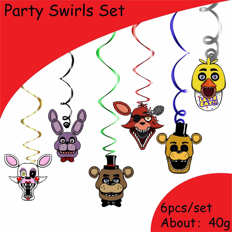 Dekorace na oslavu FNAF