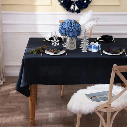 Vánoční jednobarevný obrus