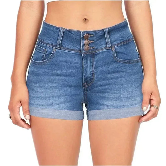 Dámské high waisted kraťasy