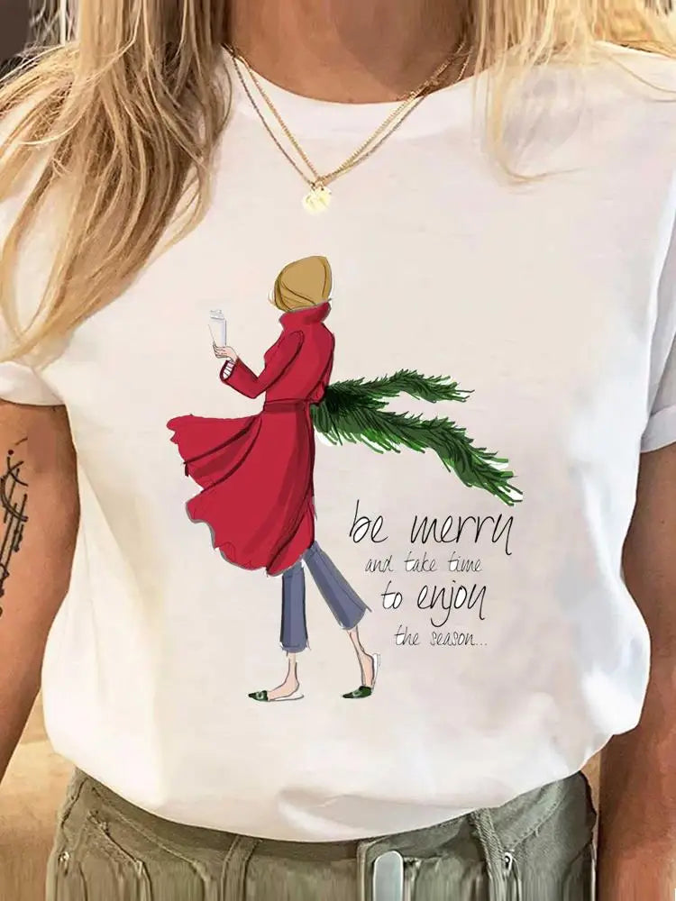 Dámské vánoční triko