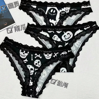 Kalhotky Halloween s krajkou
