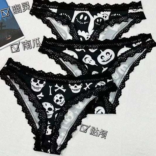 Kalhotky Halloween s krajkou