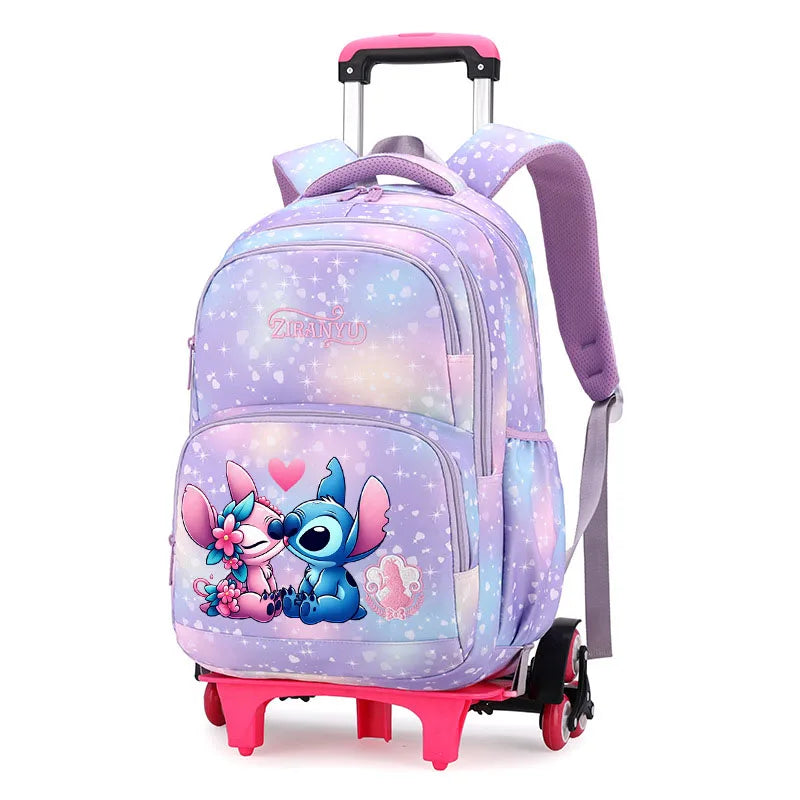 Batoh s potiskem Stitch na kolečkách